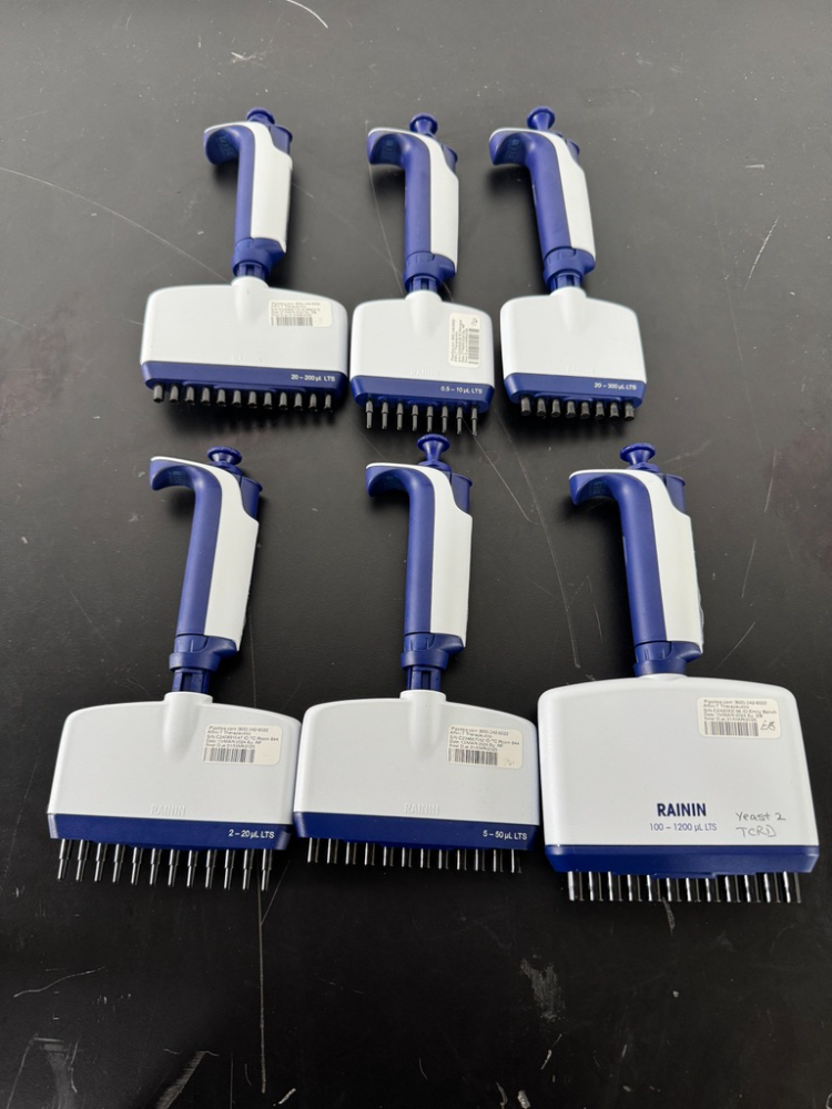 Image of Rainin Pipet-Lite XLS Multichannel Pipettes - Quantity 6